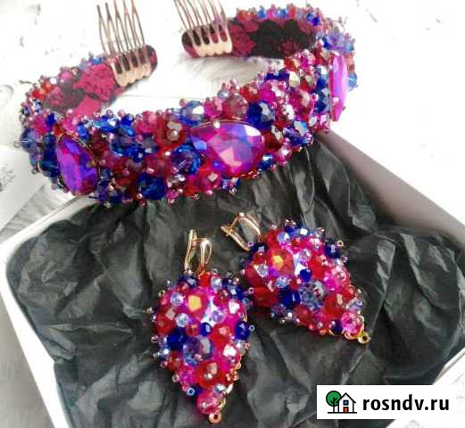 Ободок и серьги Старый Оскол - изображение 1