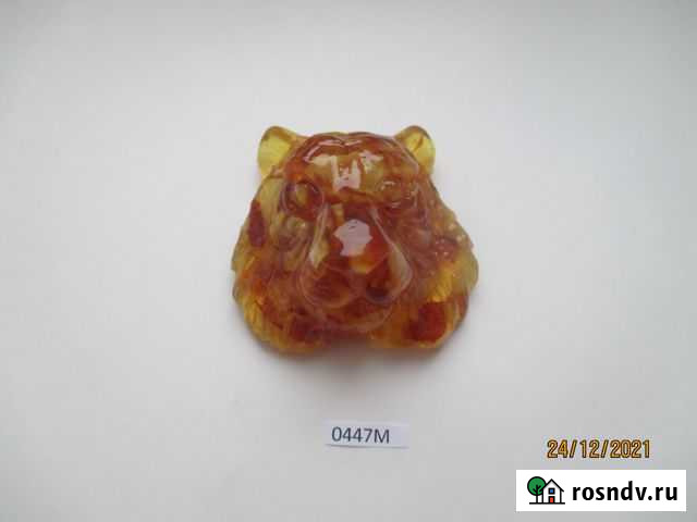 Тигр янтарный магнит символ года 2022 Калининград - изображение 1