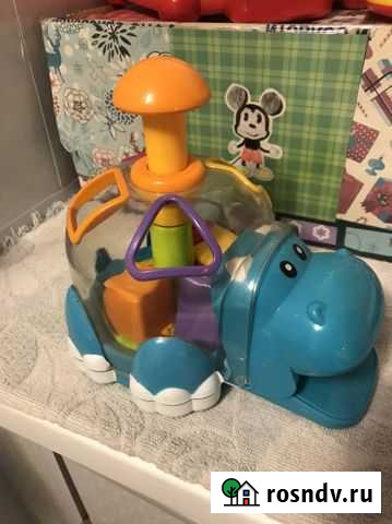 Игрушка сортер бегемот Губкин - изображение 1