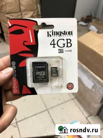 Карта памяти MicroSD 4gb Смоленск - изображение 1