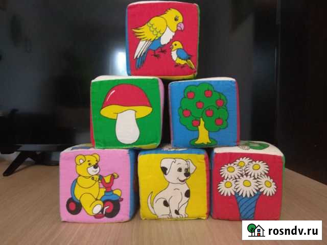 Мягкие кубики+деревянные пазлы Пенза - изображение 1