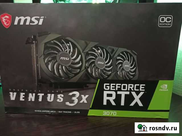 MSI GeForce RTX 3070 Ventus 3X OC LHR (обмен) Кострома - изображение 1