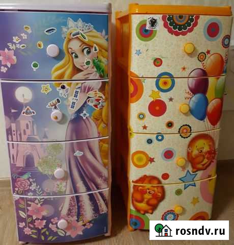 Комод для игрушек пластик Пермь - изображение 1