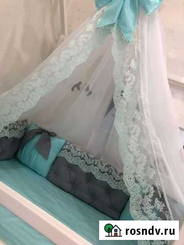 Бортики и Балдахин в детскую кроватку Ижевск - изображение 1