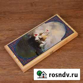 Нарды Парусник, деревянная доска 40х40 см, с пол Ульяновск - изображение 1