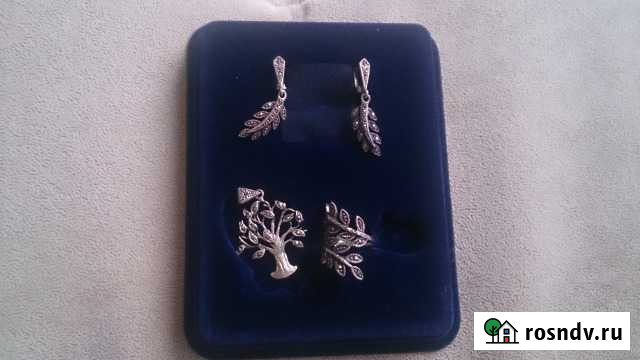 Отличный подарок, комплект из серебра Новороссийск - изображение 1