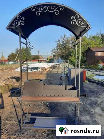 Мангал с крышей с узорами Нижнекамск - изображение 1