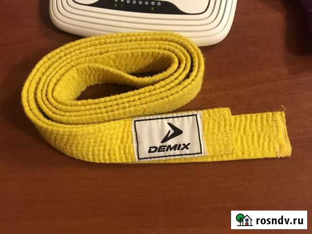 Пояс дзюдо желтый Саранск - изображение 1