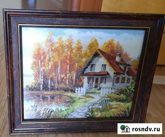 Картина вышивка В гости к осени Магнитогорск - изображение 1