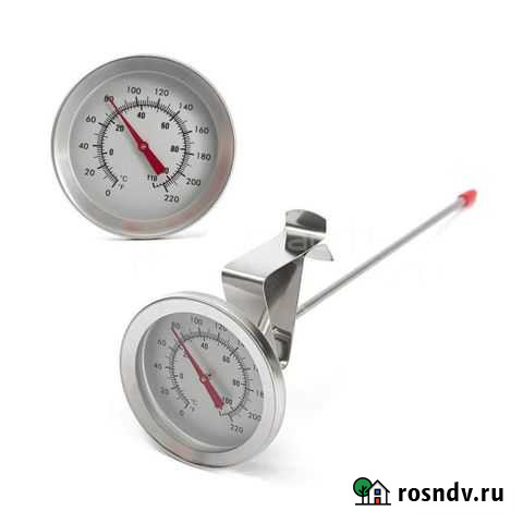 Термометр аналоговый с клипсой (0.110 C), щуп 30 Калининград - изображение 1