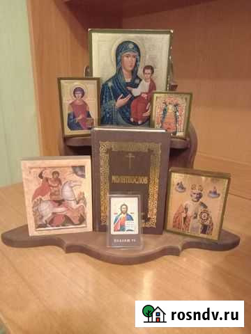 Угловая полка для икон и иконы Домодедово - изображение 1