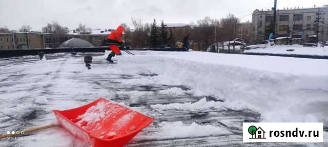 Чистка снега с крыш Нижний Новгород - изображение 1