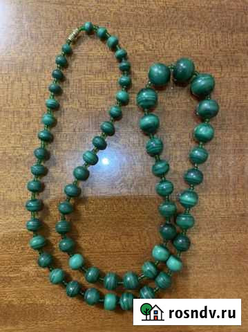 Малахитовые бусы Старый Оскол - изображение 1