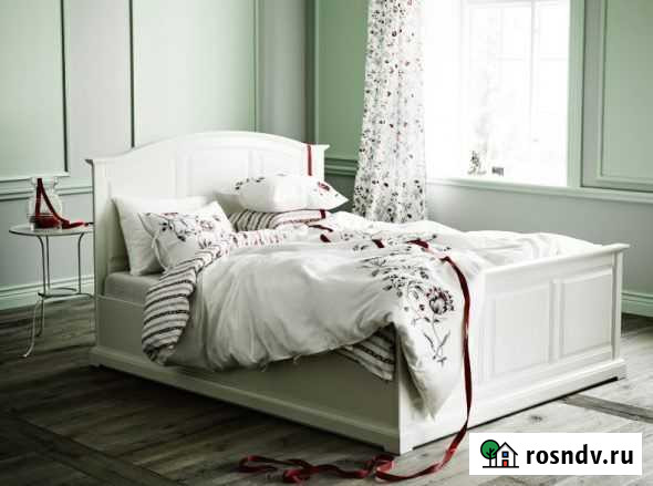 Кровать Биркеланд + матрас из икеа+доставка Санкт-Петербург - изображение 1