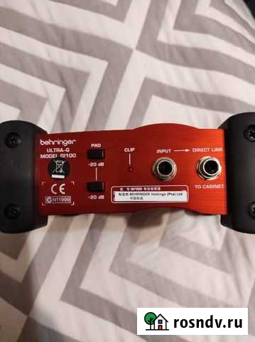 Di-бокс Behringer ultra-G Рязань - изображение 1