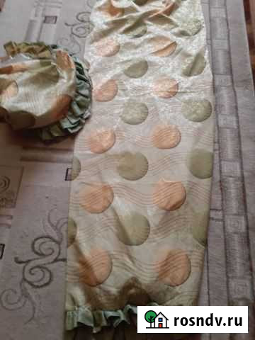 2 шторы,висели в детской,150на 220,и покрывало на Волгоград - изображение 1