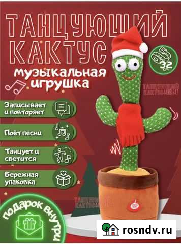 Игрушка Поющий Кактус Петропавловск-Камчатский - изображение 1