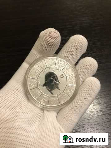 1 доллар 2007 Ниуэ Год свиньи Комсомольск-на-Амуре - изображение 1