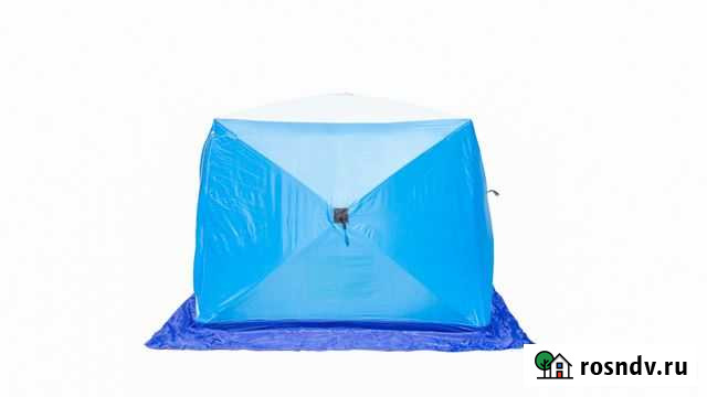 Палатка рыбака куб-2 трехслойная long Веселый - изображение 1