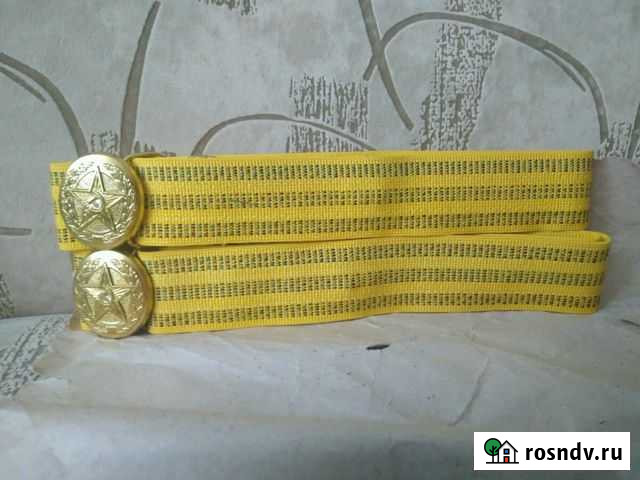 Парадный офицерский ремень. Новый. СССР Чебоксары - изображение 1