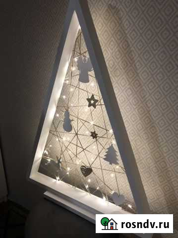 Елка из дерева, подарок, деревянная елка, сувенир Кострома - изображение 1