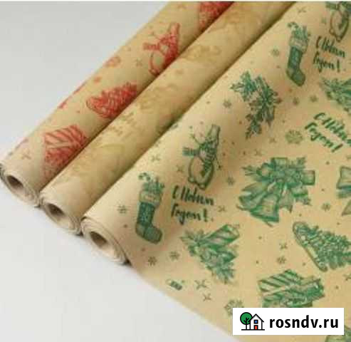 Новогодняя крафт бумага Петрозаводск - изображение 1