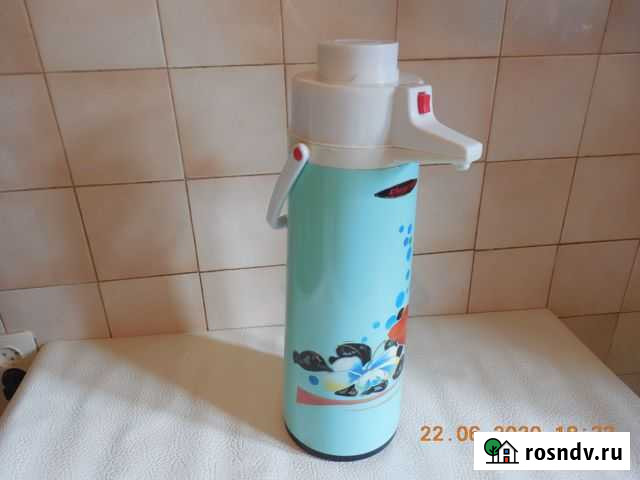 Термос с помпой, 2.2 л Самара - изображение 1