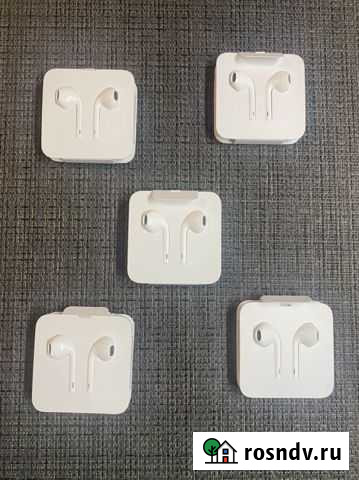 Наушники apple earpods lightning новые Мурманск - изображение 1
