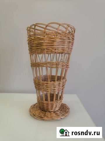 Плетеные ваза, корзина и тарелка Саратов - изображение 1