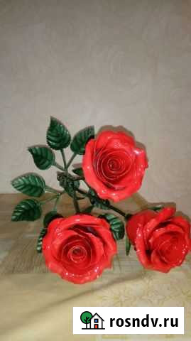 Кованые розы ручной работы Воронеж - изображение 1