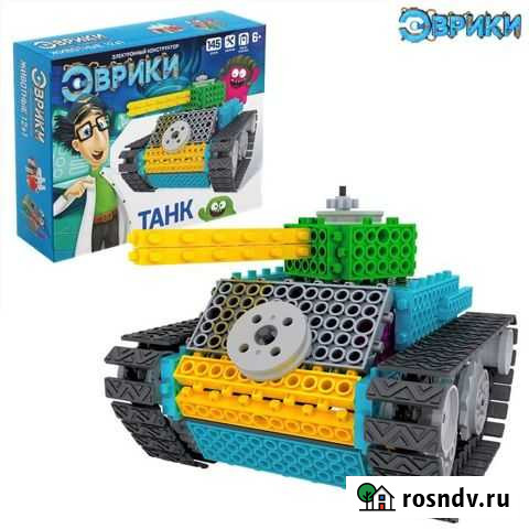 Эврики Электронный конструктор Танк, 145 деталей Чита - изображение 1
