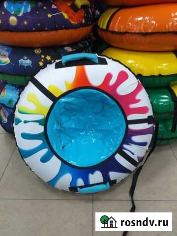 Тюбинг тб3К-85 радужный Воронеж - изображение 1