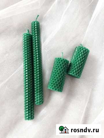 Новый Набор свечей из вощины с медовым ароматом Владимир - изображение 1