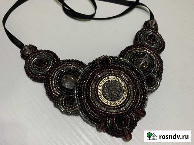 Украшения на шею из бисера и натуральных камней (р Нижневартовск - изображение 1