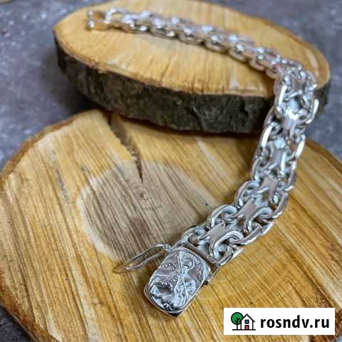 Мужской серебряный браслет Краснодар - изображение 1