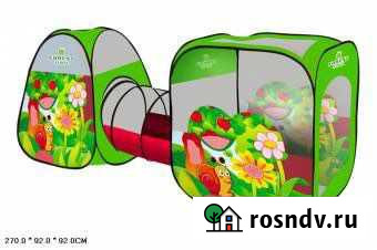 Палатка двойная с переходом, с тоннелем, тент, в с Курск - изображение 1