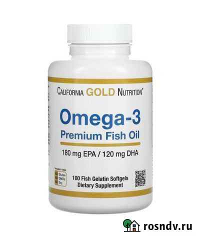 Омега 3 премиального качества 100 капсул Петропавловск-Камчатский - изображение 1