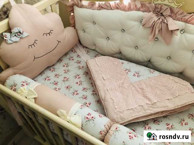 Бортики в детскую кроватку Астрахань - изображение 1