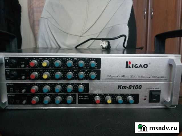 Микшер-усилитель rigao Km-8100 Барнаул - изображение 1