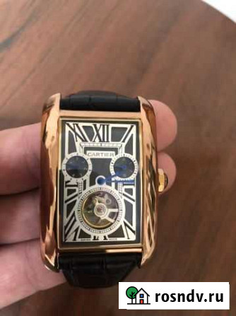 Часы cartier Tank Мужские Махачкала - изображение 1
