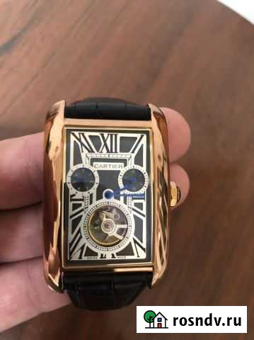 Часы cartier Tank Мужские Махачкала - изображение 1