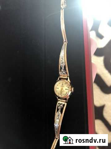 Часы золотые с бриллиантами Нальчик - изображение 1