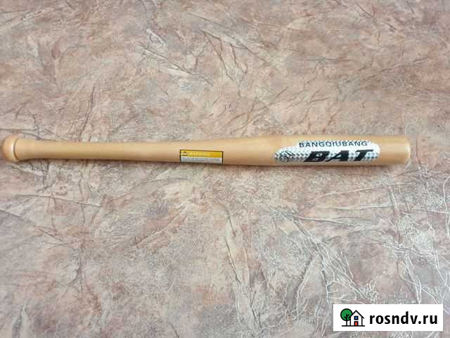 Бейсбольная бита, деревянная, новая,63см.(25) Вилючинск - изображение 1