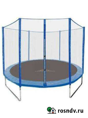 Батут с сеткой Trampoline Fitness 240 см Пермь - изображение 1