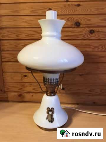 Лампа настольная СССР Завьялово - изображение 1