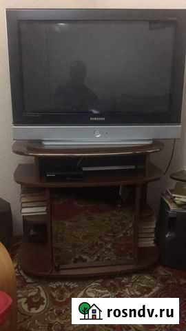 Телевизор + DVD + приставка НТВ плюс + тумба Махнево - изображение 1