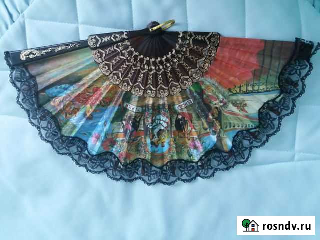 Веер новый с кружевом для фламенко Оренбург - изображение 1