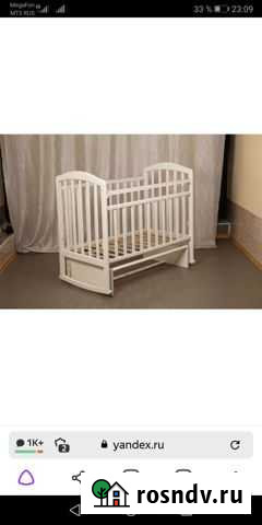 Детская кроватка с поперечным маятником Петропавловск-Камчатский - изображение 1