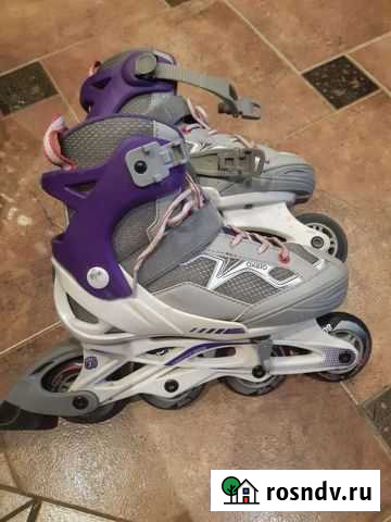 Ролики oxelo раздвижные 32-35 Ростов-на-Дону - изображение 1