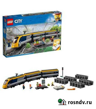 Конструктор Lego City пассажирский поезд 60197 Воронеж - изображение 1